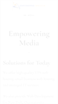 Mobile Screenshot of empoweringmedia.com